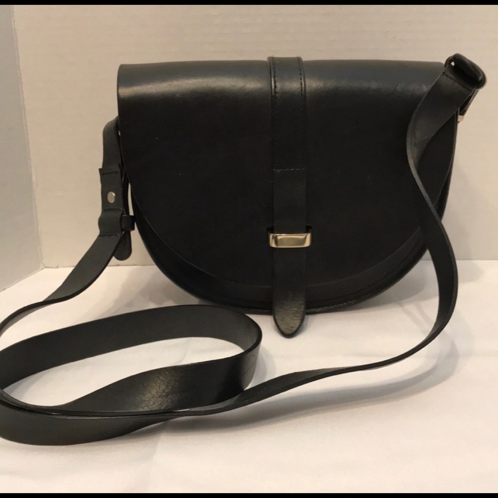 SEZANE CLAUDE CROSSBODY SADDLEBAG PURSE